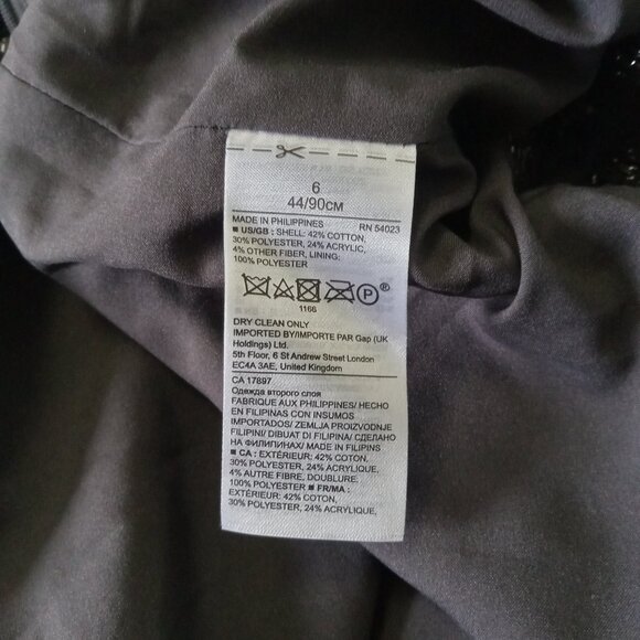 BANANA REPUBLIC ~ Jacquard Belted Pencil Skirt - Picture 10 of 12